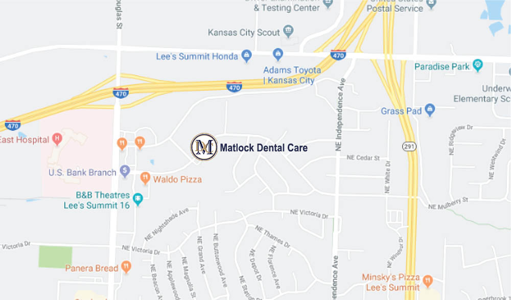 Matlock Dental Care Google map